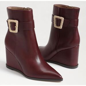 Sam Edelman Women’s Weslie Buckle Wedge Boots  6
